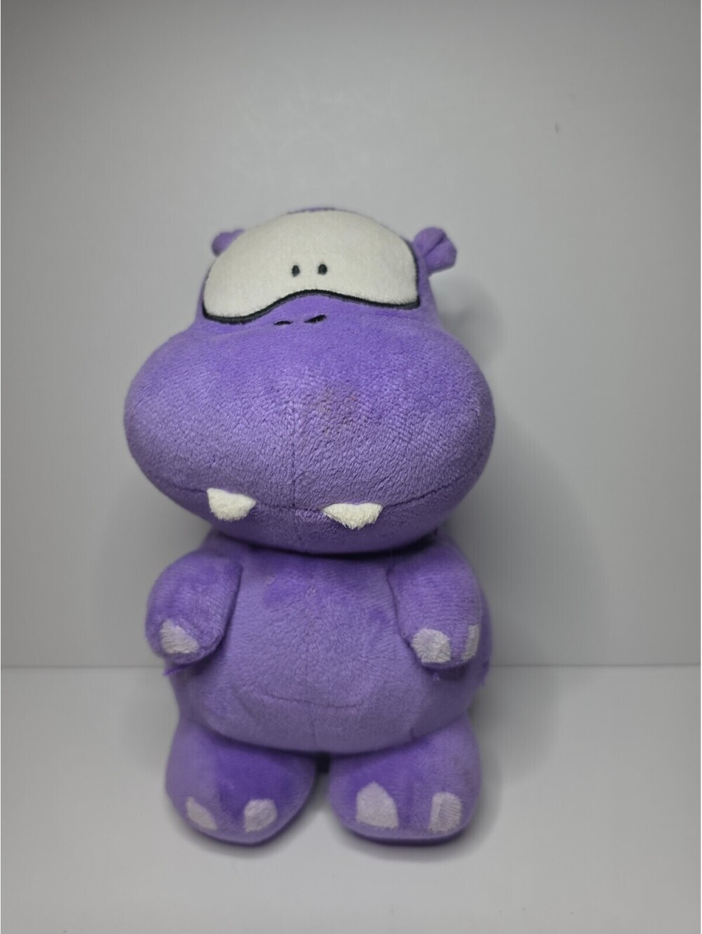 Vintage Gusanito Wippo Purple Hippo Plush Toy Cute Kawaii Stuffed Animal